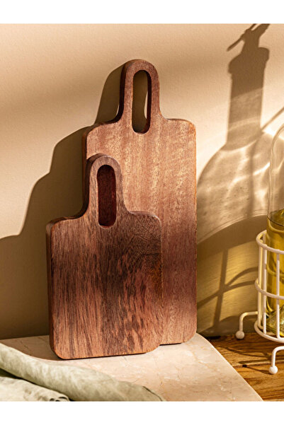 LC Waikiki Rmz Gi̇yi̇m Farki̇yla Wooden Presentation Board Set of 2