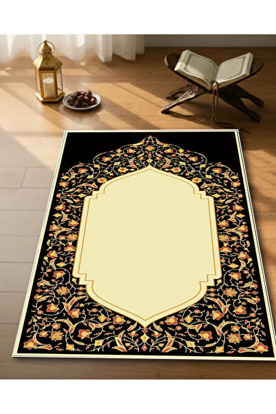 Harika bir ev Seccade Soft Surface Anti-Slip Base Modern Stylish Design Flowe...