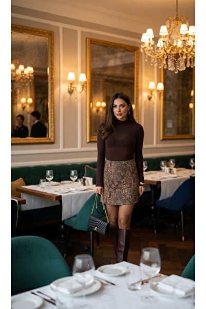 Nişantaşı Mini Patterned Skirt