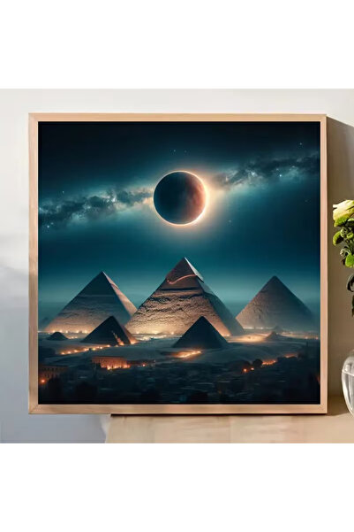 ISF MARKT 5D Elmas Boyama Seti - Mısır Piramitleri Samanyolu Gece Gökyüzü Yuv...