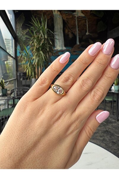 LUNEA Altın Renkli Taşlı Yüzük