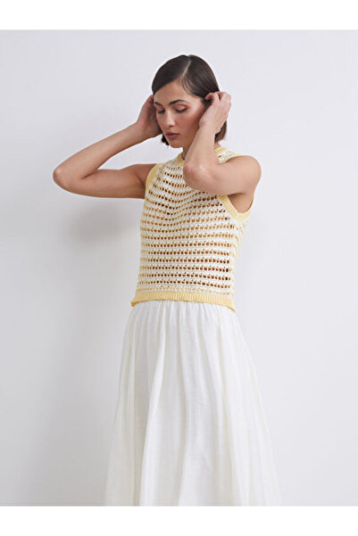 LC Waikiki منتجات فريزن ستور التي لا مثيل لها I سترة تريكو نسائية بياقة روبا ...