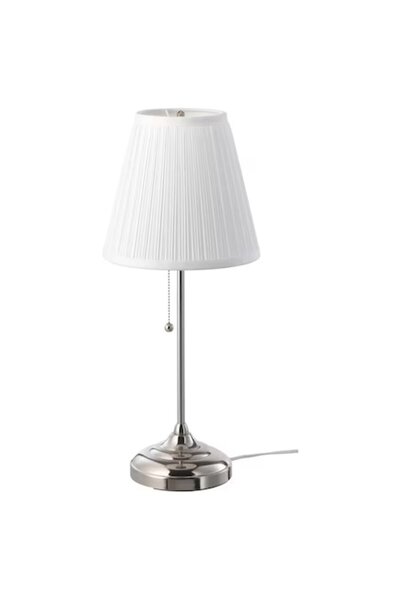 OEM Table Lamp, Nickel/White, 55 cm, 75W, E27