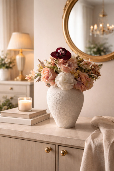 Luthien Vază cuboidală texturată de dimensiuni mari