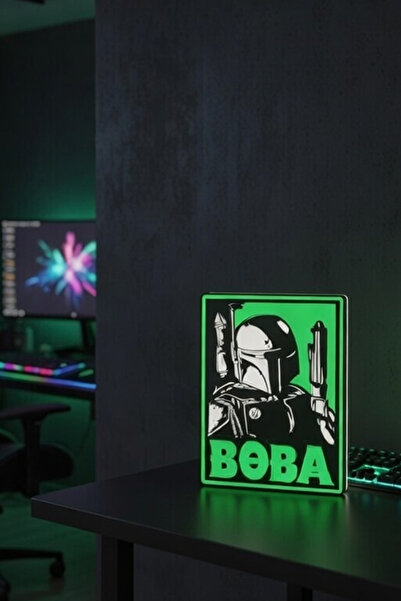 MEK Star Wars Boba Fett Tasarımlı Dekoratif Aydınlatma
