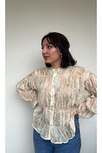 İPEKWEAR Cămașă elegantă pentru femei Gipeli, cu model vintage – Nu se vede p...