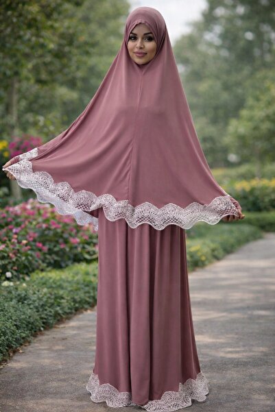 ALDAIYR Double Piece Women's Embroidered Prayer Dress Sandy 800 Grams