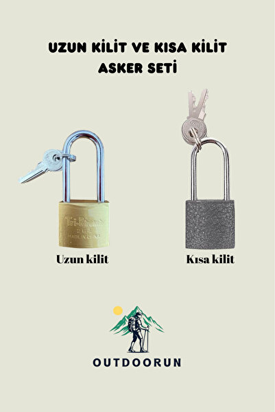 Outdoorun مجموعة القفل الطويل والقفل القصير للجنود