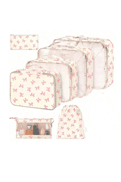 woys 8 Piece Travel Luggage Organizer - Suitcase Packing Set Storage Boxes, P...