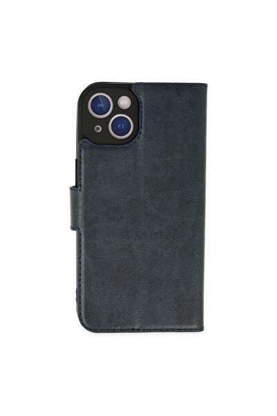 cepmoda iPhone "14 Plus" Cover with Leather Cases Sewn On, with Card Holder I...