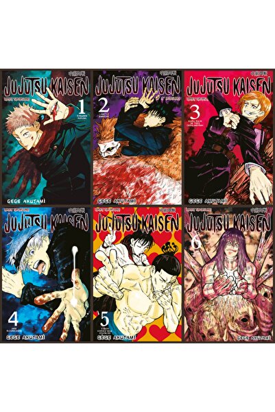 Gerekli Şeyler Yayıncılık Jujutsu Kaisen 1-6. Ciltler 6 lı Manga Seti
