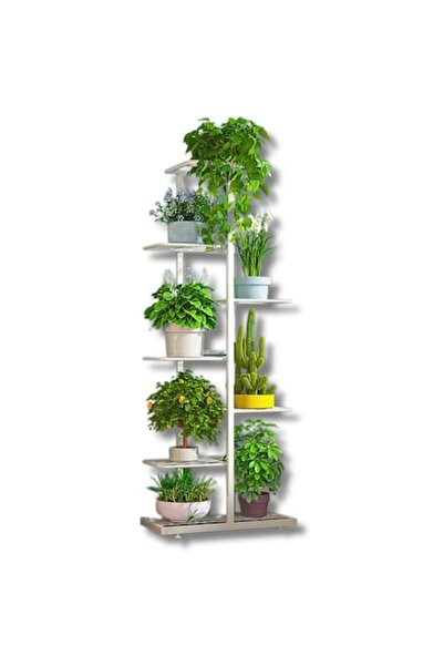 Jaskus ® Flower Pot Stand, 7 Levels with 8 Adjustable Trays