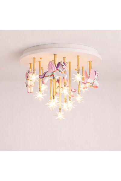 VİSENTE HOME Unicorn Çocuk Odası Avizesi