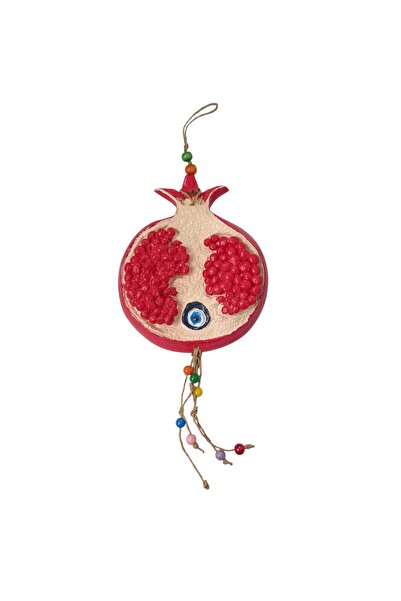 escoines koleksiyon Escoines Nar Figürlü Dekoratif Kapı Duvar ve Bahçe Süsü B...