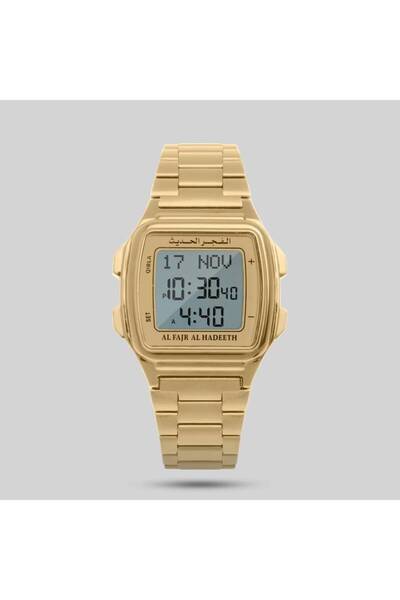 ALFAJR Modern Fajr Watch Single Gold Model AL 281 G