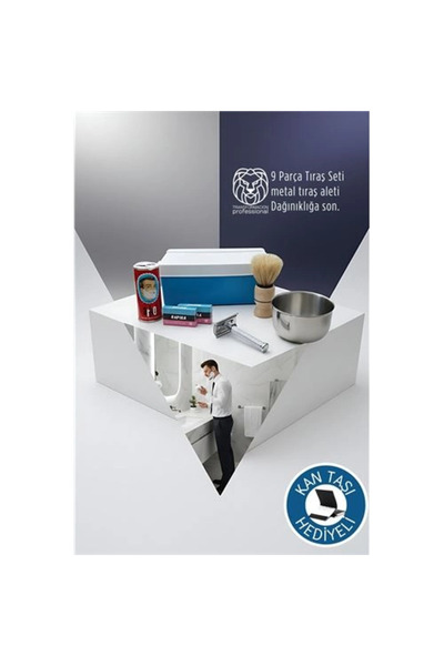 shopwave Brk Traditional Shaving Set - 9 Piece Shaving Boxed Set