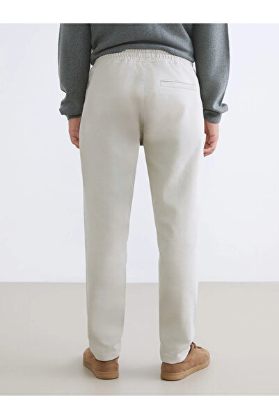 LC Waikiki Beige Slim Fit Men's Trousers