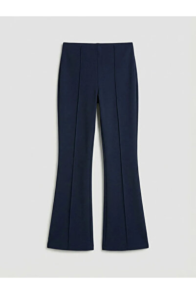 LC Waikiki Lacivert Süper Skinny Fit İspanyol Paça Kadın Pantolon