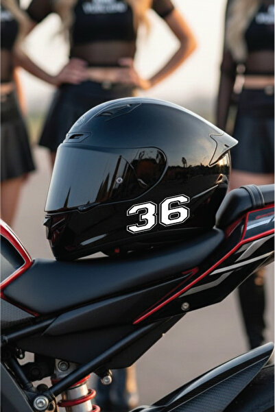 Yalıgraf Reklam Tabela Kask Sayı Sticker - Şehir Plaka Kodları - Racing Motor...