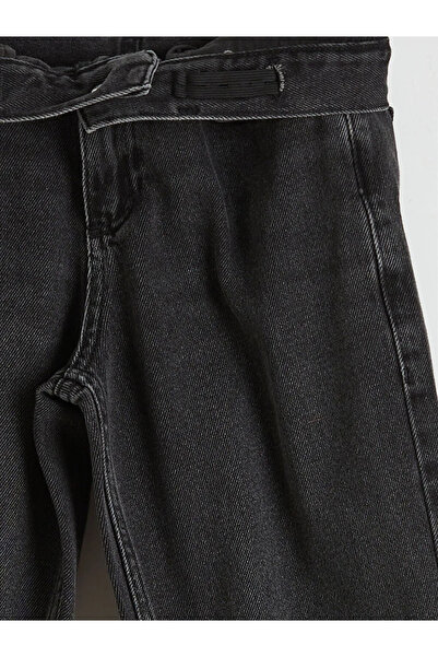 LC Waikiki Pantaloni din denim pentru băieți, antracit, croială normală