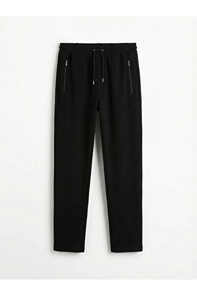 LC Waikiki Black Standard Size Men's Sweatpants