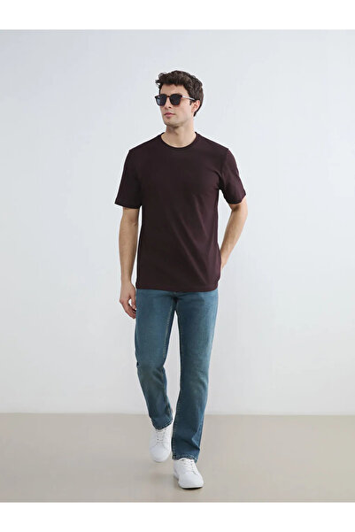 LC Waikiki Ανδρικό μπλουζάκι από χτενισμένο βαμβάκι με λαιμόκοψη ποδηλατικού ...