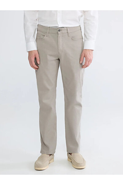 LC Waikiki Beige Standard Fit Men's Chino Trousers