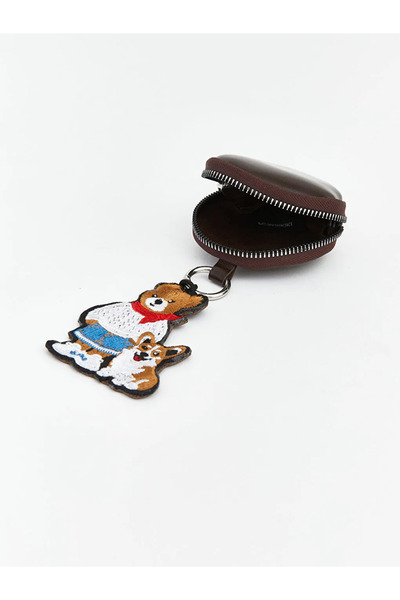 LC Waikiki Brown mini wallet bag charm