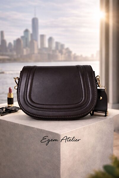 EGEM ATELİER Women's Cross Arm and Shoulder Bag 3 Compartments Daily Bag