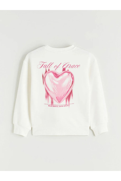 LC Waikiki Екру блуза с принт за момичета