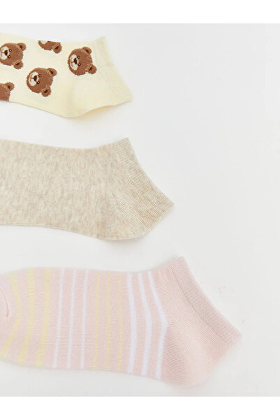 LC Waikiki Ciorapi de damă cu model galben, pachet de 5