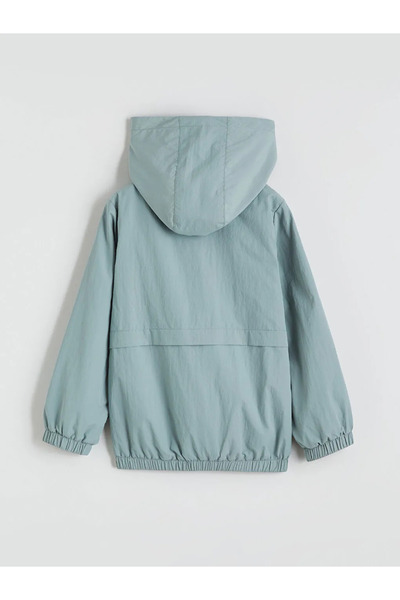 LC Waikiki Blue Hooded Boy's Raincoat