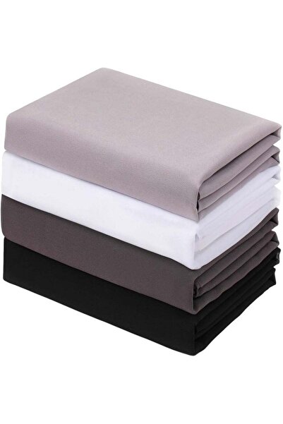 Generic Pack of 4 Premium Lightweight Chiffon Hijab Shawls for Women – Soft, ...