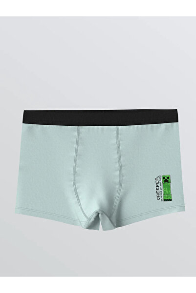 LC Waikiki Tirkizni Minecraft Štampano Dečak bokserice 3-pak