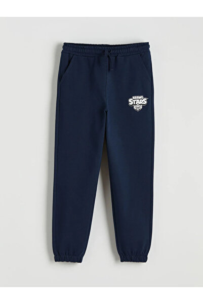 LC Waikiki Αγορίστικο παντελόνι φόρμας με στάμπα Brawl Stars σε μπλε ναυτικό ...