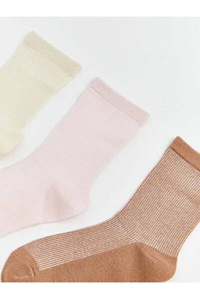 LC Waikiki Екру дамски чорапи, 5 чифта