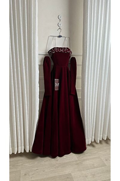 Ora Velvet evening dress