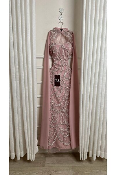Ora Flesh evening dress