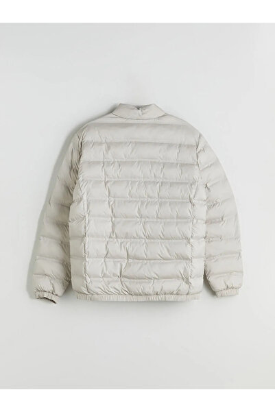 LC Waikiki Beige Standard Fit Men's Puffer Jacket