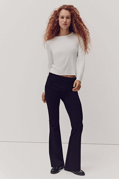 H&M Flared jersey trousers