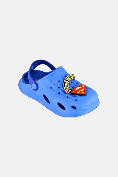 DC Kids Boy Superman Slip On Clogs, Blue