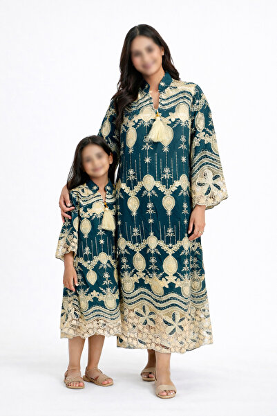 RONZA Elegant mother and daughter jalabiya