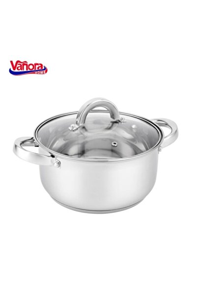 Vanora Home STAINLESS STEEL PAN+LID 22x10.5CM, 3.9L, IRENE,