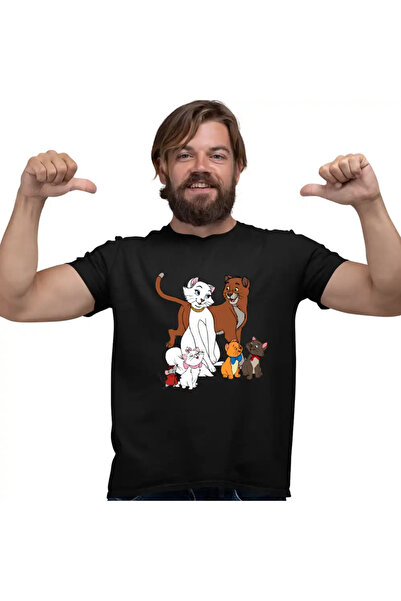 OEM Men's T-Shirt Cats Aristocrat Duchess Family