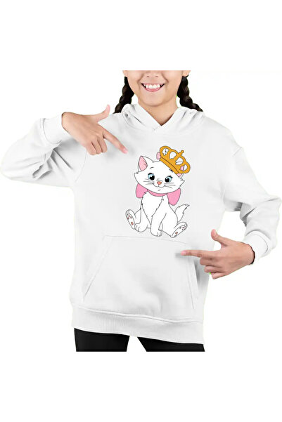 OEM Kids Girls Sweatshirt The Aristocrat Cats Marie Princess Queen Crown