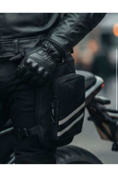 Butik Center Motorcycle Waist and Leg Bag - Reflective Waterproof Functional ...