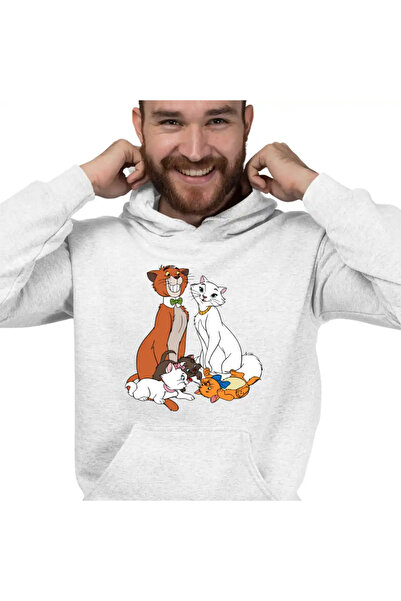 OEM Men's Hoodie The Aristocrat Cats Family Cartoons