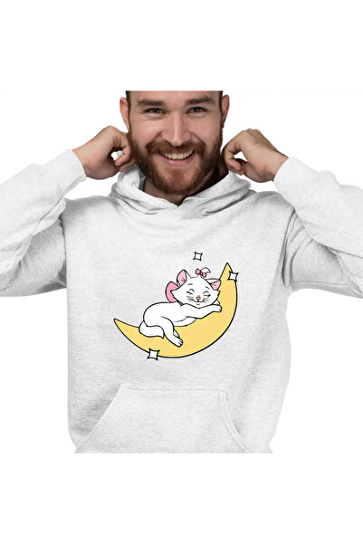 OEM Men's Hoodie The Aristocrat Cats Marie Luna Sleep Moon