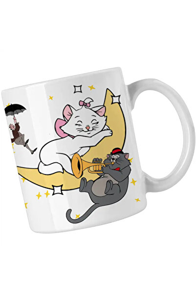 OEM Aristocrat Cats Mug Marie Luna Sleep Moon
