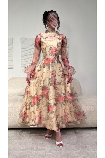 ELEEN EST Eid dress with floral print